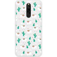 Redmi Note 8 Cactus et Alpaga Bedrukt Siliconen Hoesje