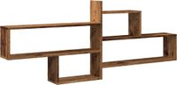 vidaXL Wandschap 167,5x18x68 cm Hout Oud hout