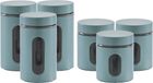 Zeller - 6x pot de cuisine en acier inoxydable - 2 tailles 600 ml et 900 ml