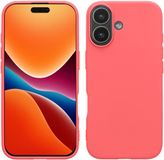 kwmobile telefoonhoesje geschikt voor iPhone 17 - Hoesje voor smartphone - Back cover in neon koraal