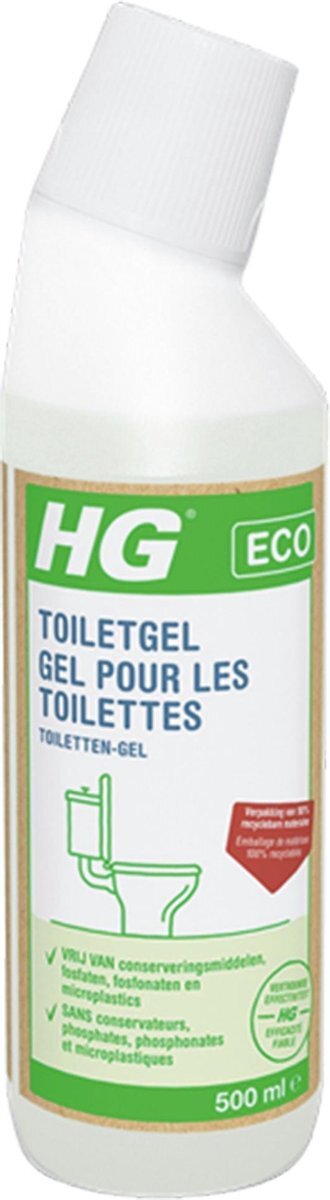 HG ECO toiletgel Een duurzame reiniger voor uw toiletpot