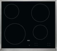 AEG HK624000XB - Zwart - Ingebouwde Halogeen Kookplaat - 4 Zones