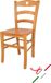 t m c s Tommychairs Cuore - Eetkamerstoel - 1 Stuk - Bruin - Hout