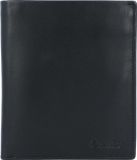 Esquire New Silk Portemonnee Leer 10.5 cm - Zwart