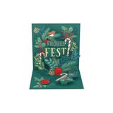 Grafik Workshop Pop-up Kaart Driedimensionaal Kerstmis Vrolijk Feest