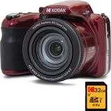 Kodak Pixpro AZ425 - Compactcamera - Rood - + 32GB geheugenkaart