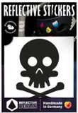 Reflective P2R / Proconcept 2 Roues Reflecterende stickers Reflective Berlin Tête de mort zwart