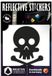 Reflective P2R / Proconcept 2 Roues Reflecterende stickers Reflective Berlin Tête de mort zwart