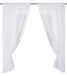 Home Fashion RAFFGARNITUR BATIST, stof, wit, 125 x 75 cm, 2 stuks