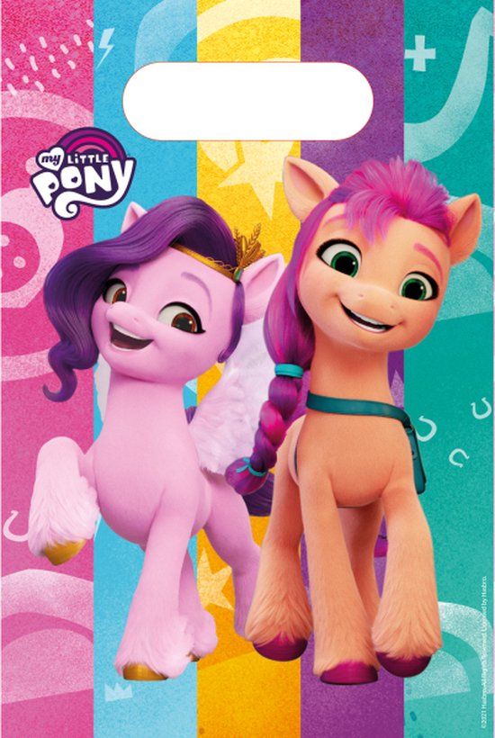 Amscan by Riethmüller My Little Pony Uitdeelzakjes - 8 stuks