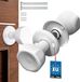KOTARBAU Draaiknop voor deur - ZnAl - 45x45 mm - Wit