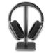 KRUMAD support de casque, support de casque, support de casque de jeu, autoportant, support de casque pour bureau, bureau, noir