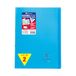 Clairefontaine 971402AMZC Lot de 2 Cahiers Agrafés Koverbook Bleu - A4 21x29,7 cm - 96 Pages Grands Carreaux - Papier Blanc 90 g - Couverture Polypro