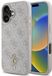 Guess 4G Metal Logo Backcover geschikt voor MagSafe geschikt voor iPhone 16 - Roze