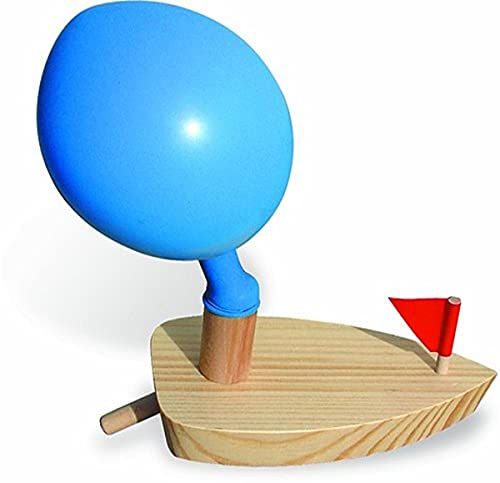 Vilac Met ballon aangedreven houten boot