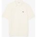 Lacoste Classic Fit gebreide polo wit, Effen