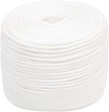 vidaXL Multifunctioneel touw 10 mm 500 m Wit PP 645 kg Max. belasting