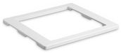 adapterframe Dometic Micro Heki Inbouwframe 28x28mm Kunststof Wit