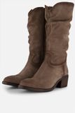 Aqa Hoge laarzen taupe Suede - Dames - Maat 36