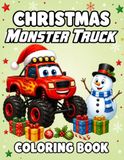 Christmas Monster Truck Coloring Book