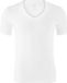 OLYMP Level 5 Heren T-shirt V-hals Wit (Stretch)