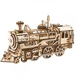 Robotime Locomotief Houten Modelbouwpakket - 349 Onderdelen - Niveau 4