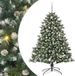 vidaXL Sapin de Noël artificiel Vert 150 cm PVC et Plastique et Acier