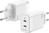 AISENS ASCH-45W2P005-W Oplader Wit 45W Universeel Snel Laden
