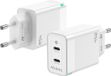 AISENS ASCH-45W2P005-W Oplader Wit 45W Universeel Snel Laden