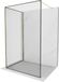Mexen Kioto Paroi de douche Walk-in 130 x 120 cm, motif noir, Or