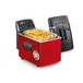 FRITEL Turbo SF 4153 - Frituurpan / Friteuse - 3L - 2200W - Antraciet, Zwart, Rood
