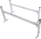 VEVOR 2 Stuks Dakladderrekken, Gelegeerd Staal, Max. 181 kg, Uitschuifbare Lengte en Hoogte, Met Gegalvaniseerd Oppervlak en Sterke Grip
