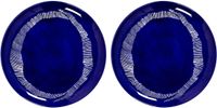 Serax - Ottolenghi Feast - Bord L - Donkerblauw/Wit - 26 Ø - 2 stuks