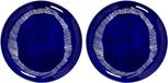 Serax - Ottolenghi Feast - Bord L - Donkerblauw/Wit - 26 Ø - 2 stuks