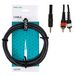 GEWA Y-kabel Basic Line 3m, zwart, 1x 3,5 mm stereo jack - 2x cinch, 190165