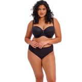 Elomi SMOOTH dames Strapless bh - BLACK - Maat 100E