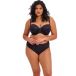 Elomi SMOOTH dames Strapless bh - BLACK - Maat 100E
