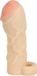 You2Toys Penis Sleeve met Verdikte Glans en Aders Uitgerust met Ring voor Balzak – Beige