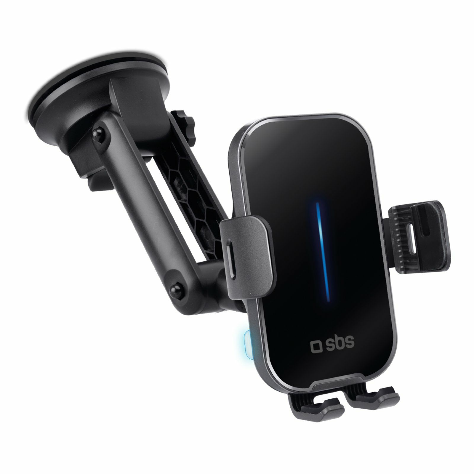 SBS TESUPEXTWIR15W - Active Car Holder with Wireless Charging - Black
