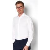 Pure H.Tico The Functional Shirt Wit - Maat 44 - Heren - Overhemden Formeel