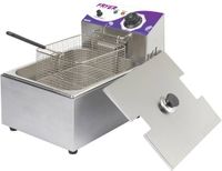 Friteuse à huile 6 l Voyant lumineux Inox