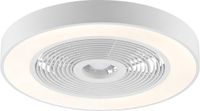 Brilliant Catania Plafondventilator LED 40W CCT 2700K-6500K Dimbaar ICRGB Wit