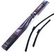 Einparts Aerodynamische Ruitenwissers Voor Audi A1, Seat Toledo, Skoda Fabia, Flatblade, Transparant, 1 Jaar Garantie