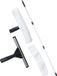 Urban Living Raamwisser met telescoopsteel - 5-delig - 128 cm - zwart