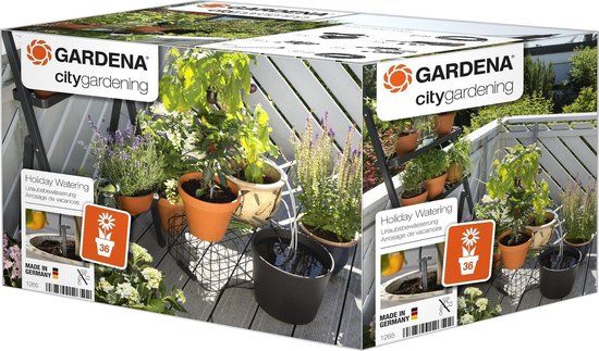 Gardena Vakantiebewateringsset - Voor 36 planten - Zwart/Grijs