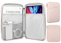 MoKo Sleeve Bag for 9-11 Inch Tablet, Protective Bag Carrying Case with Pocket Fits with iPad Pro 11 2021/2020/2018, iPad 9th 8th 7th Generation 10.2, iPad Air 4 10.9, iPad 9.7, Pink