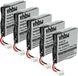 Vhbw 5x Batterie Compatible Avec Plantronics Voyager B8200 Casque Audio Écouteurs Sans Fil