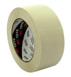 3M 101E crêpetape, 24 mm x 50 m, standaard, beige (9-pack)