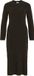 VILA VIKERRY O-NECK L/S KNIT MAXI DRESS-NOOS Dames Maxi jurken S Coffee Bean