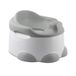 Bumbo BMB509 3-in-1 multifunctionele pot met pot, toiletbril en voetensteun, grijs, 1500 g